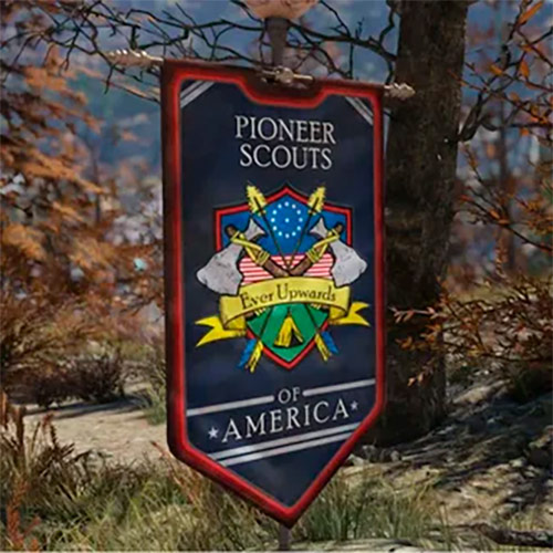 Эмблема Скаутов Пионеров в Fallout 76