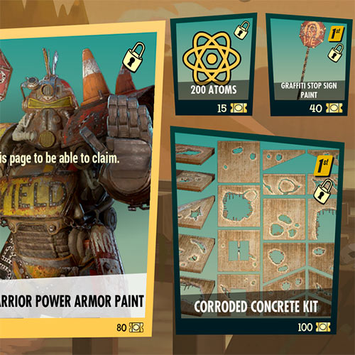 Открытие сезонных наград в fallout 76