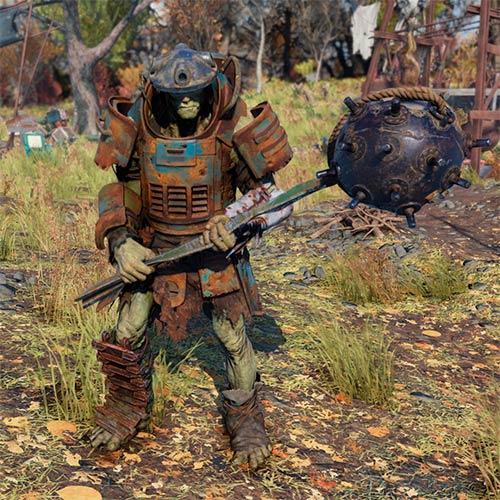 Грэм на событии "Мясная неделя" в Fallout 76
