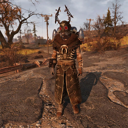 Костюм сектанта-монарха в Fallout 76