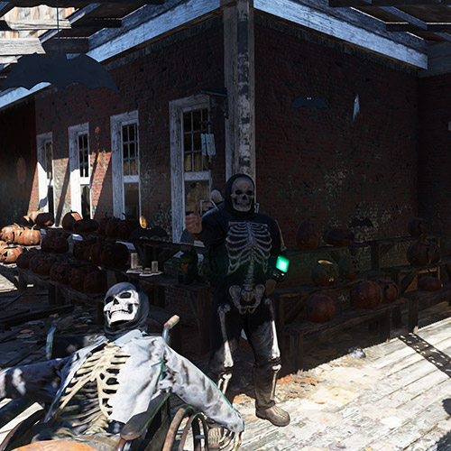 Маска скелета в Fallout 76